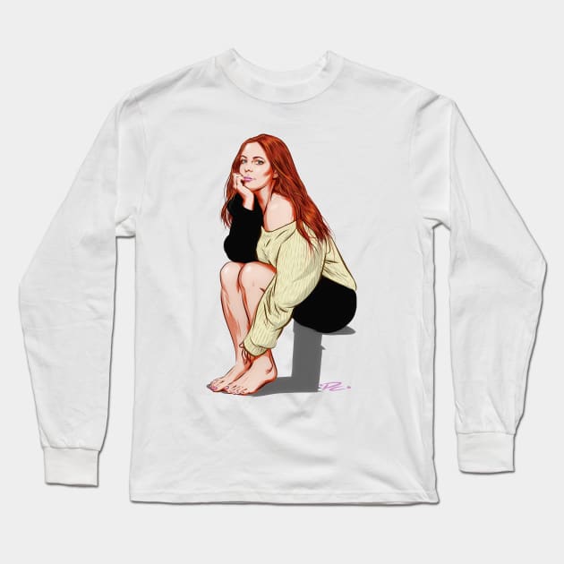 Sara Evans - An illustration by Paul Cemmick Long Sleeve T-Shirt by PLAYDIGITAL2020